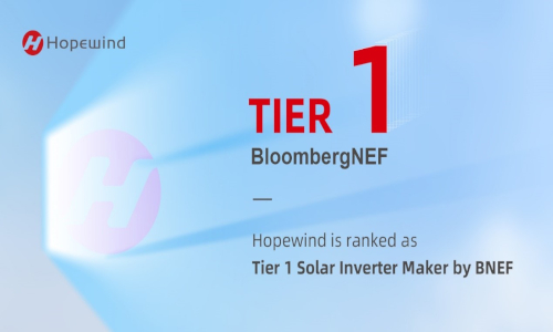 Hopewind classificada globalmente como fabricante de inversores fotovoltaicos Tier 1 da BloombergNEF