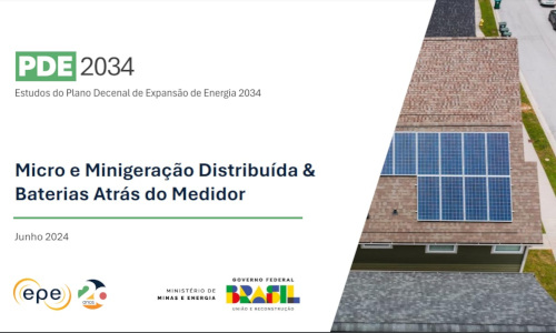 MME e EPE publicam caderno sobre evolução da GD e baterias